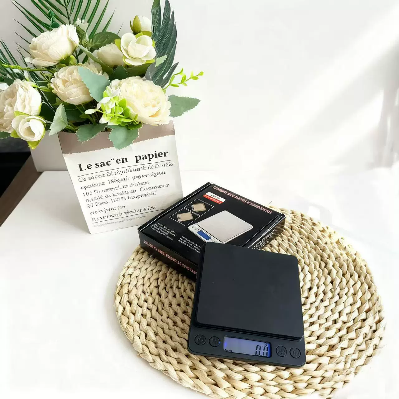 电子秤称家用商用小迷你秤厨房克称食物秤克秤高精度称重器克