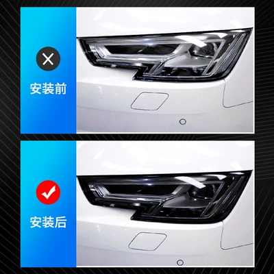 Car headlight protective film: and White to Purple Headlight Film Light-Transmitting - tpu-light-black-light-film-30cm-wide-1m