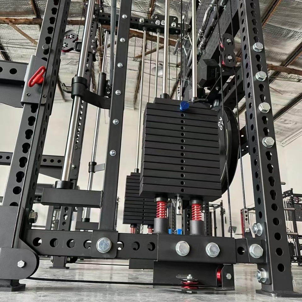 REP-Smith Flying Bird multifuncional todo en uno Squat Gantry Stretch Frame Fixed Wheel Flying Bird Equipment Fitness