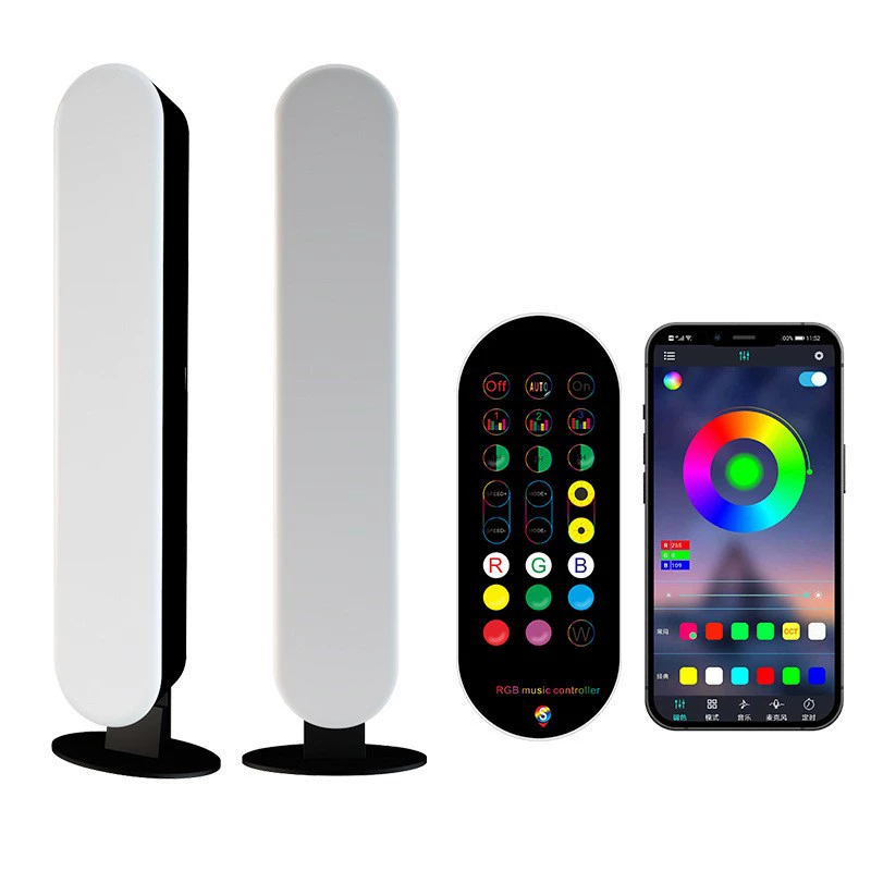 Популярный 24-кнопочный RGB свет с голосовым управлением для киберспорта, атмосферный настольный игровой свет 5V USB