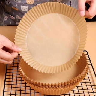 厂家圆形烘焙垫纸 空气炸锅纸吸油纸垫盘圆形食品烘焙硅油纸用纸