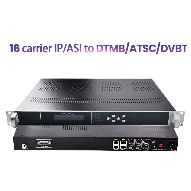IP/ASI к DVBT Цифровой ТВ фронтенд система модулятор 16-каналов 24-канальных ISDBT DVBC