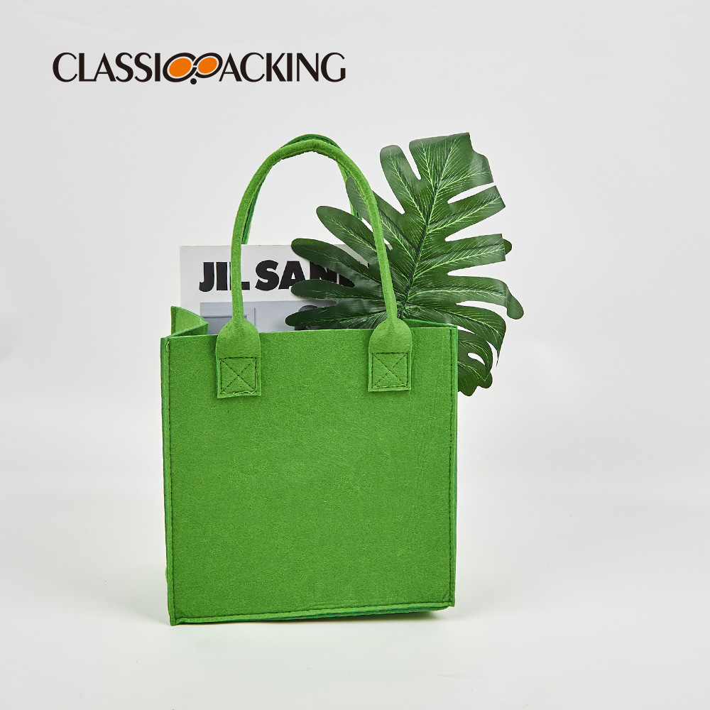 Bolso de fieltro al por mayor de fábrica, bolso de mano, bolso de regalo publicitario de gran capacidad, bolsa de compras, logotipo impreso