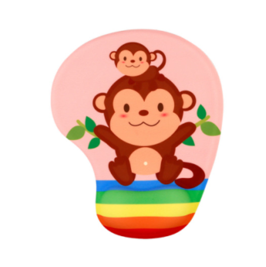 Protector de muñeca alfombrilla de ratón 3D Oficina antideslizante almohadilla suave almohadilla de silicona protector de muñeca computadora de dibujos animados protector de muñeca alfombrilla de ratón al por mayor