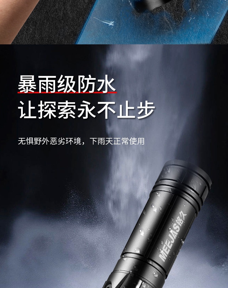Tactical Multi-Functional Ultra-Bright Flashlight with Laser, Long-Lasting Battery Life, Portable, Long-Range, Rechargeable