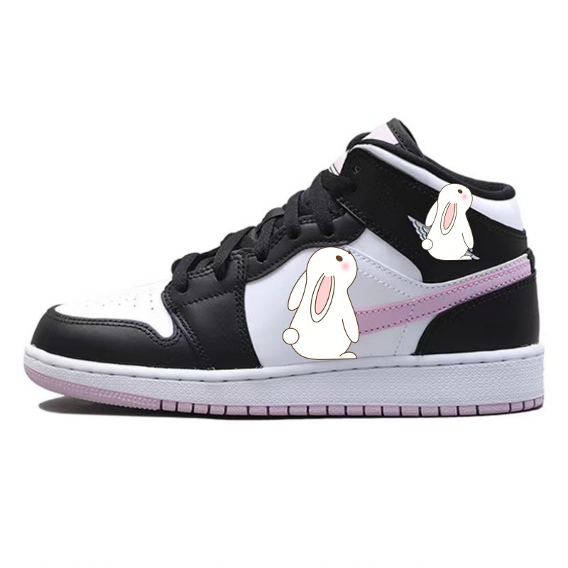 조 1 미디엄 핑크 팬더 흑백 핑크 555112-103