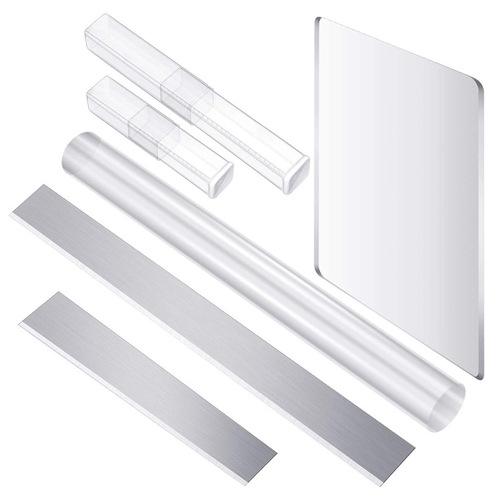 Acrylic rod clay plate 6-piece set cutting piece ceramic cartoon doll hand-made stone plastic clay tool