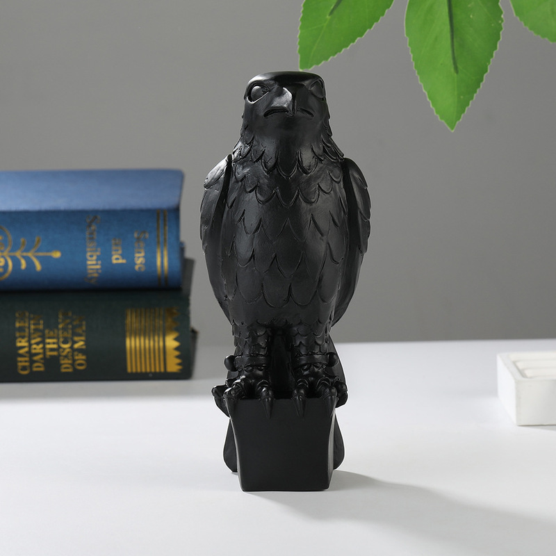 Home Creative Real Animal Eagle Ornament Retro Office Eco-Friendly Resin Crafts Handmade Home Creative Real Animal Eagle Ornament Retro Office Eco-Friendly Resin Crafts Handmade