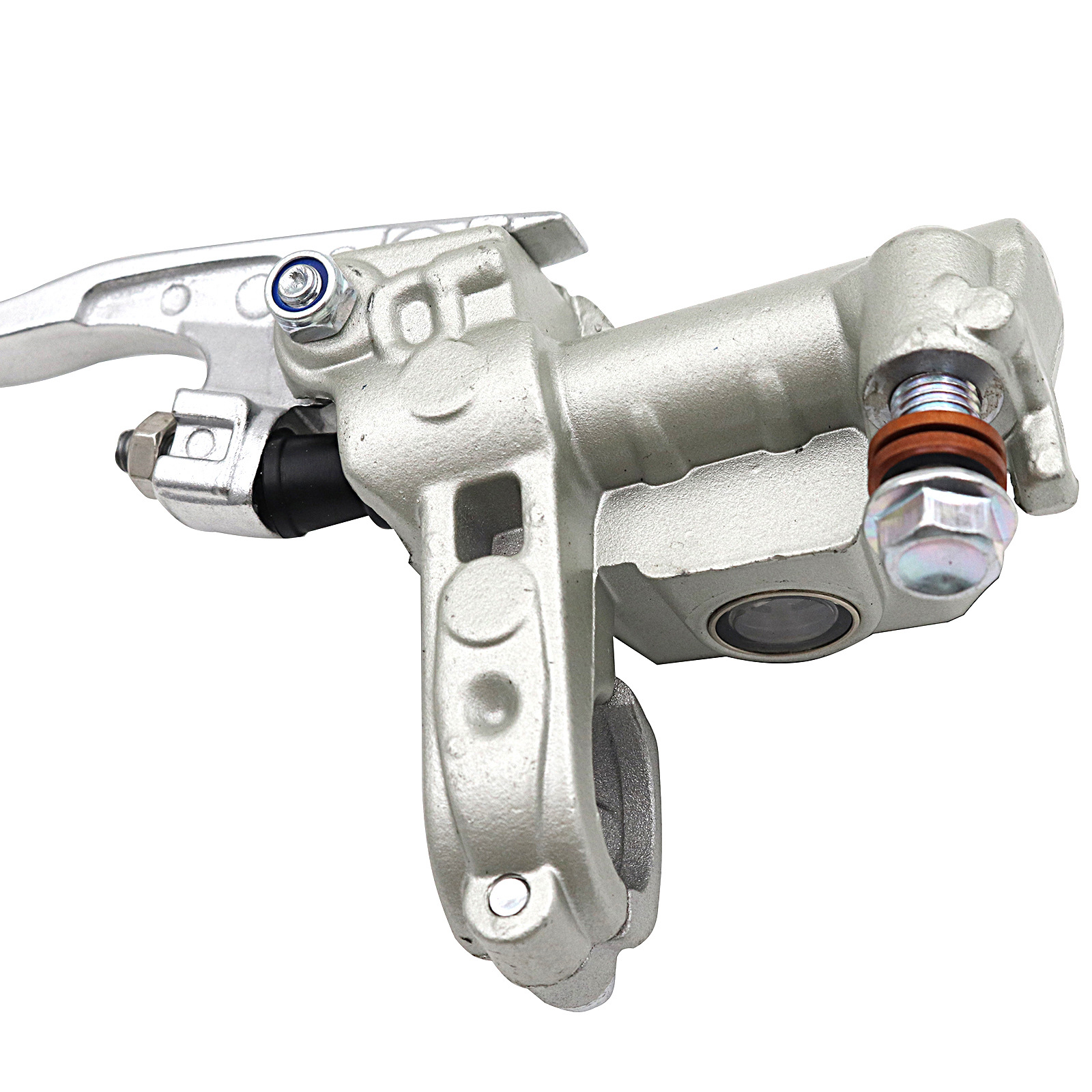 Off-Road Motorcycle Accessories Ktm Silver-White Front Disc Brake Pump with Folding Handle Hydraulic Brake Pump