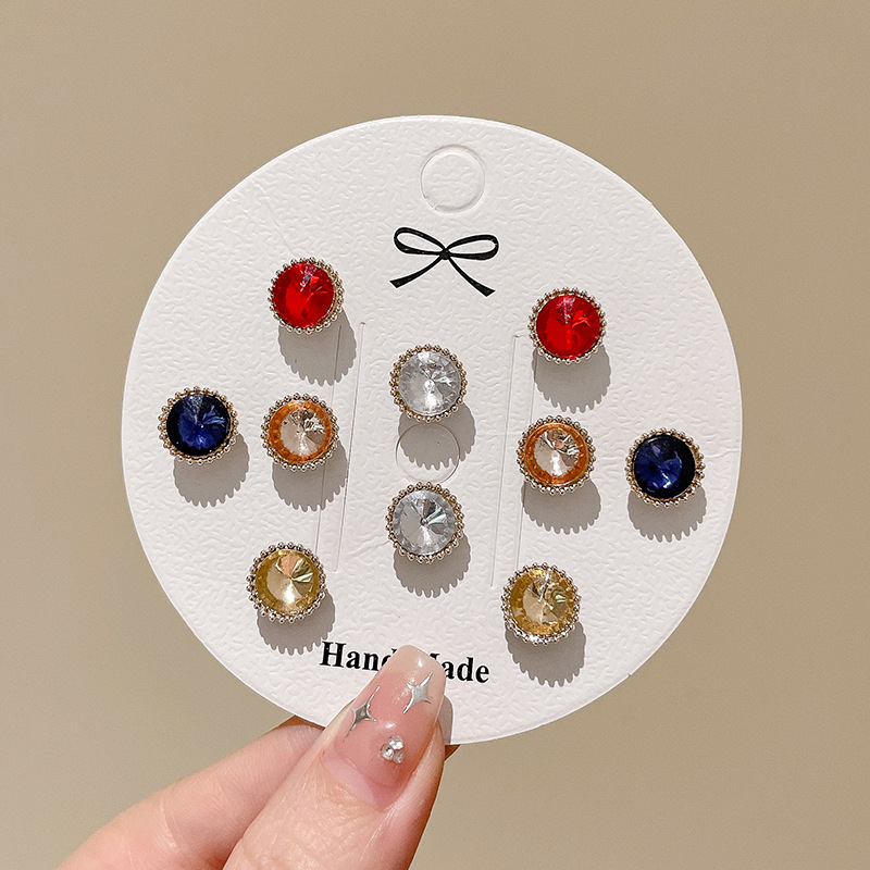 Anti-diversión de luz artefacto pectoral collar sin costura broche botón camisa de mujer ropa fija botón de pin botón