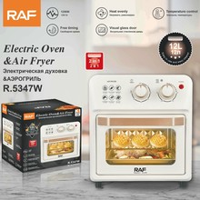 RAF欧规电烤箱12L多功能家用空气炸锅全自动智能烤箱炸锅可视烘焙