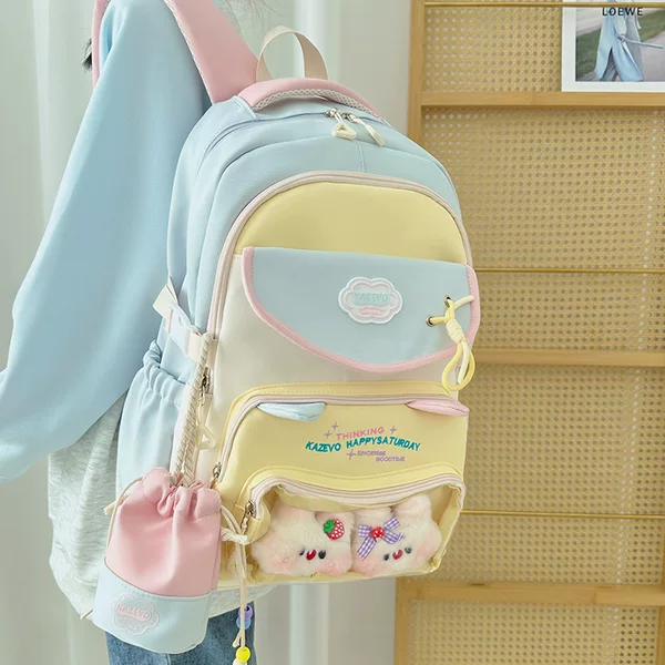 Elementary School Students in Grades Three to Six, High-Looking, Large-Capacity Backpacks, Junior High School Students and High School Students’ Spring Outing Backpacks