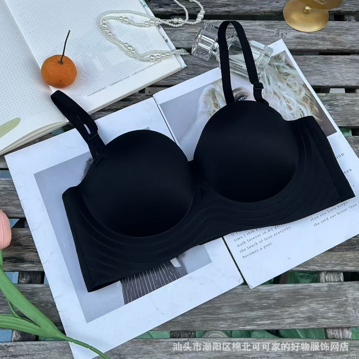 9861 inventario de bajo precio, dama de alta calidad, una taza de bola sin marca, sujetador, ropa interior de moda francesa para niñas