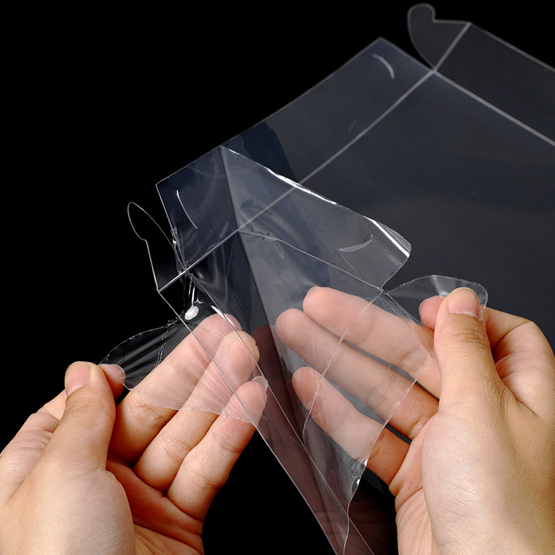 Caja de pastel de cumpleaños transparente 4/6 pulgadas 8 pulgadas 10 pulgadas 12 pulgadas Individual capa doble más alta red roja caja de embalaje para hornear creativa