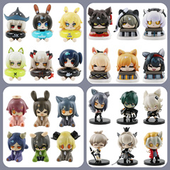 Q version of Arknights figures, peripheral ornaments, Amiya Texas doll, gashapon toys wholesale