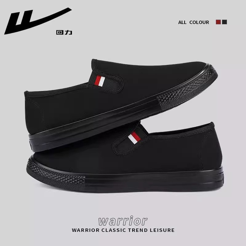 Zapatos de lona de hombre de un solo pie, zapatos casuales transpirables con banda elástica de verano, zapatos minimales fáciles de poner y quitar al por mayor