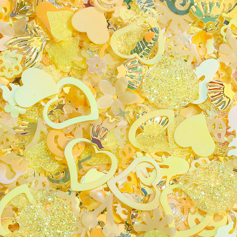 Color plateado lentejuelas nido pieza flash DIY material decorativo ropa Ropa Accesorios hecho en casa pendientes materiales accesorios image 76