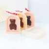 Photo frame, posture corrector, candle, silica gel mold, fondant made of plaster, with little bears, handmade, wholesale