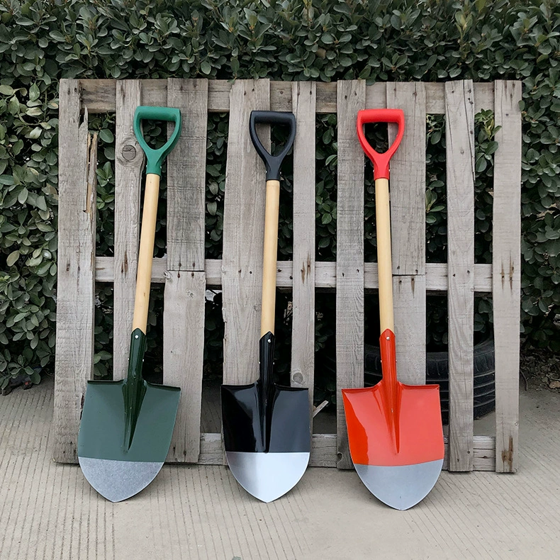 Высокое качество пластиковой ручкой пожаротушения Лопата Хуай деревянная ручка пожаротушения песок Лопата Садоводство Лопата аварийно-спасательных Лопата сельскохозяйственные инструменты Лопата пожаротушения