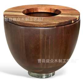立式搅拌机碗木制沙拉碗配套产品厨房用品厨师机多功能和面打蛋碗