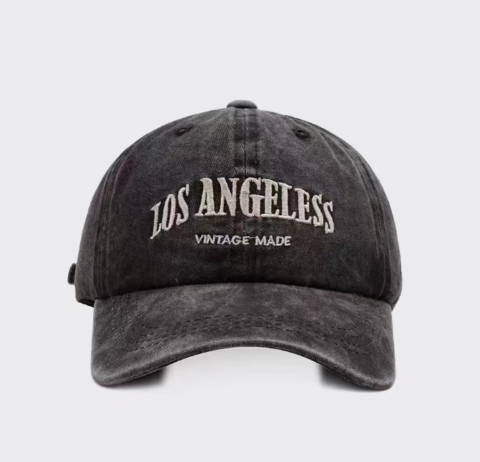 Gorra de béisbol unisex de verano con bordado de letras – Sombrero casual de protección solar