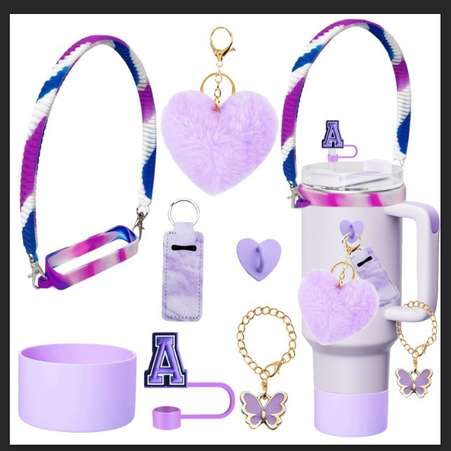 Amazon taza de calor cuentas brazalete llavero botella de agua colgante margarita gorra de paja flor colgante taza cubierta