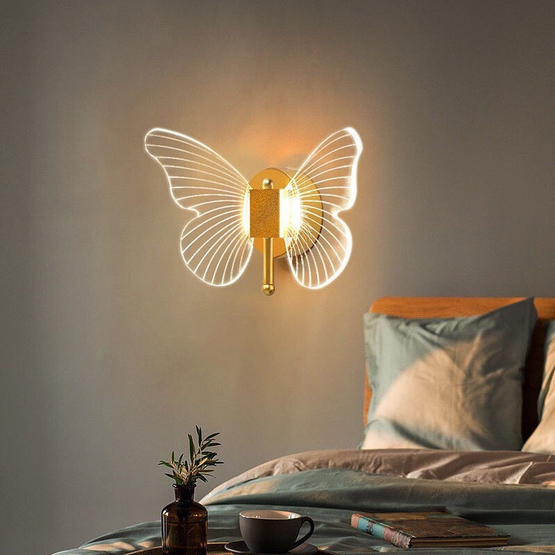 Nórdico simple lámpara de comedor dormitorio lámpara de cabezal de cama sala de estar ventana lámpara de pasillo bar doble cabeza red roja pequeña lámpara de candelabro