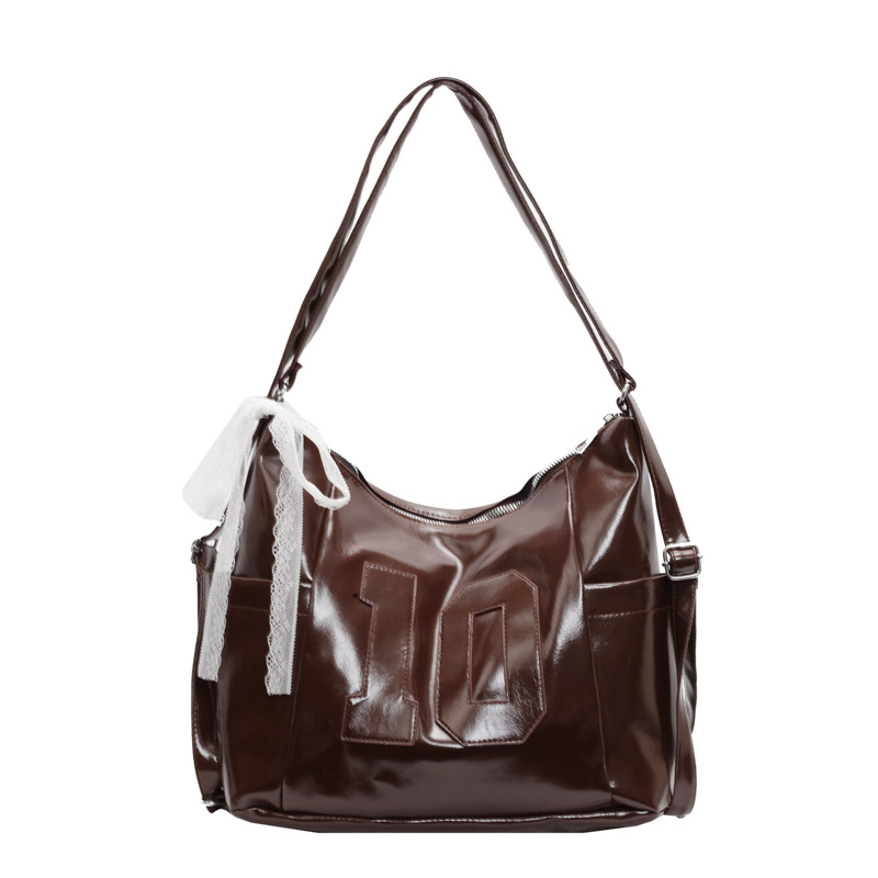 2024 nuevo bolso de plata de gran capacidad de ocio de mujer Semmeng mochila de hombro mochila de viaje bolsa de cubo