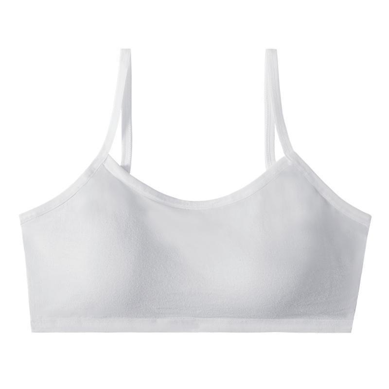 12-18 Years Old Intimates Women's Bra Development Period Pure Cotton Junior High School Students High School Students Korean Style Sports Tube Top Vest Thin