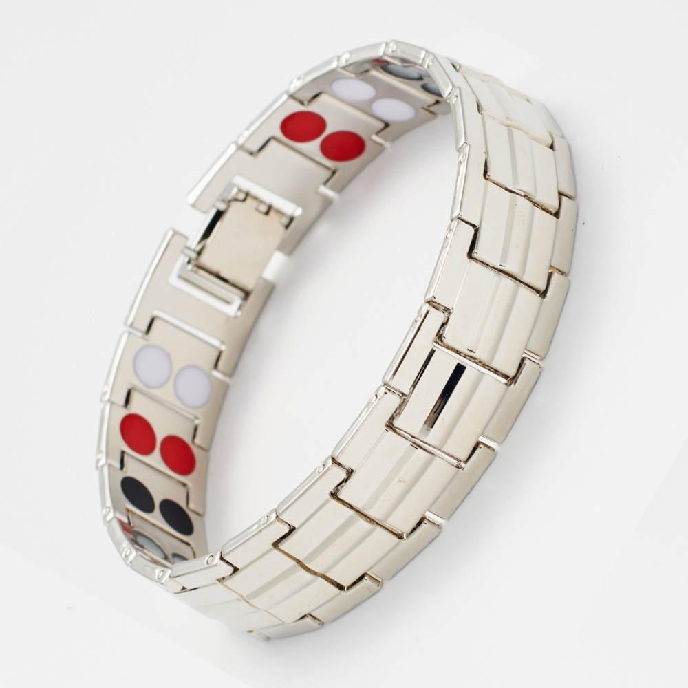 Magnetic Turtle Back Bracelet Unisex Adjustable Fashion Accessory_voghion.com