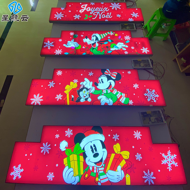 可编程动感动态灯箱高铁地铁汽车4S店卡布动态灯箱