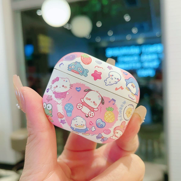 [Happy Sanrio Matte Headphone Case☆Love]