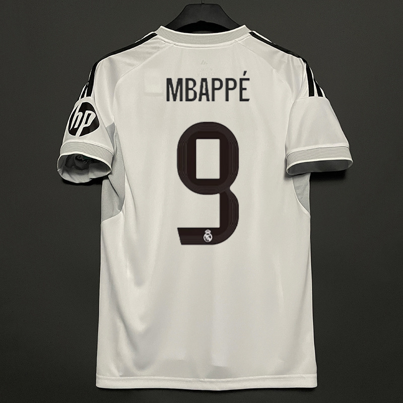 卸売 2526 レアル マドリード ジャージ No. 9 ムバッペ No. 5 ベリンガム No. 7 ヴィニシウス半袖サッカー ユニフォーム|undefined