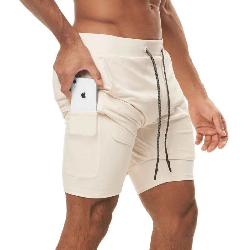 231g Weight Knee Length Pants Length Chemical fiber blending, Polyester Fabric Type Casual Pants, Shorts Pants Type Fitness, Gym Occasion Quick Dry Function Skinny Fit Type Solid Color Pattern Men's Gender Sports Style Men's Fitness Gym Sports Solid Color Knee Length Casual Pants Shorts 7