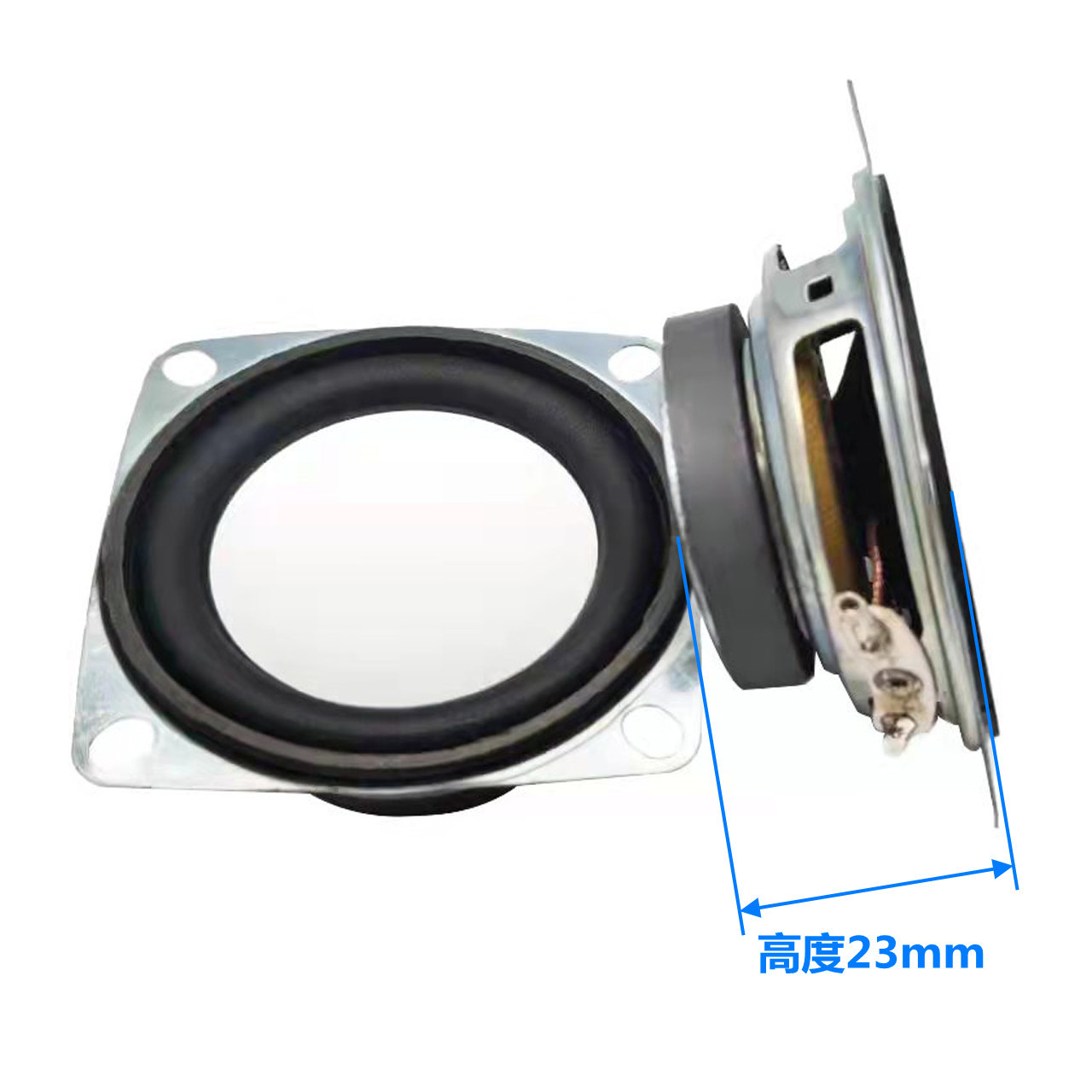 Supply 52mm speaker 2-inch external magnetic square multimedia Bluetooth speaker 4Ω 8Ω 3W 5W full-range speaker