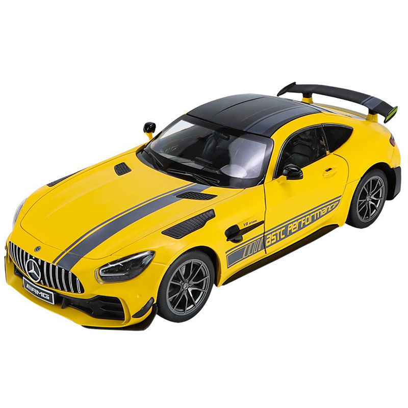 1:18 Mercedes Benz AMG green magic GTR car model decoration sports car toy car metal model alloy cross-border hot sale