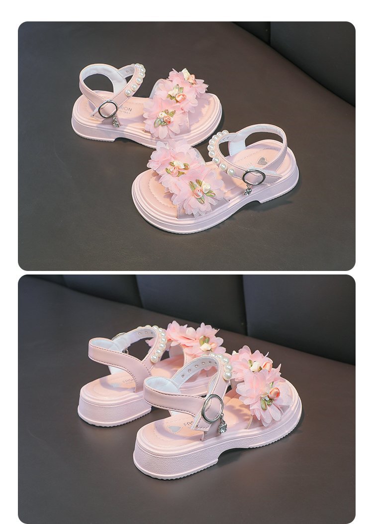 Mädchen Prinzessin Sandalen Mit Weicher Sohle Für Den Sommer_voghion.com