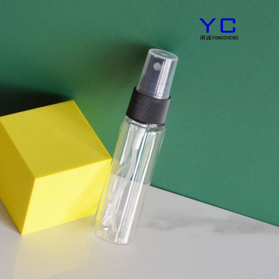 30ml flat shoulder spray bottle PET plastic toner small spray bottle toilet water perfume bottle hydrating fine mist divided bottle