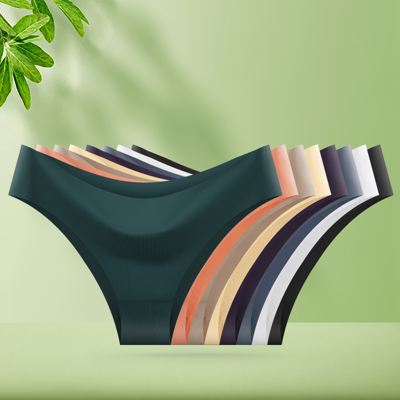 Europe and the United States cross-border factory invisible seamless ladies underwear sexy one-piece bikini breathable girls' briefs Europe and the United States cross-border factory invisible seamless ladies underwear sexy one-piece bikini breathable girls' briefs
