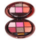 Winnie bear flash sequins eye shadow plate six color eye shadow plate glitter Pearl Super Flash multicolor shiny earth color