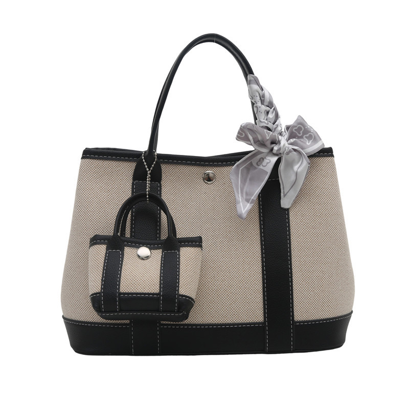 2025 nuevo bolso de lona para mujeres gran capacidad sen-meng simple otoño hombro portátil bolso especial para estudiantes universitarios