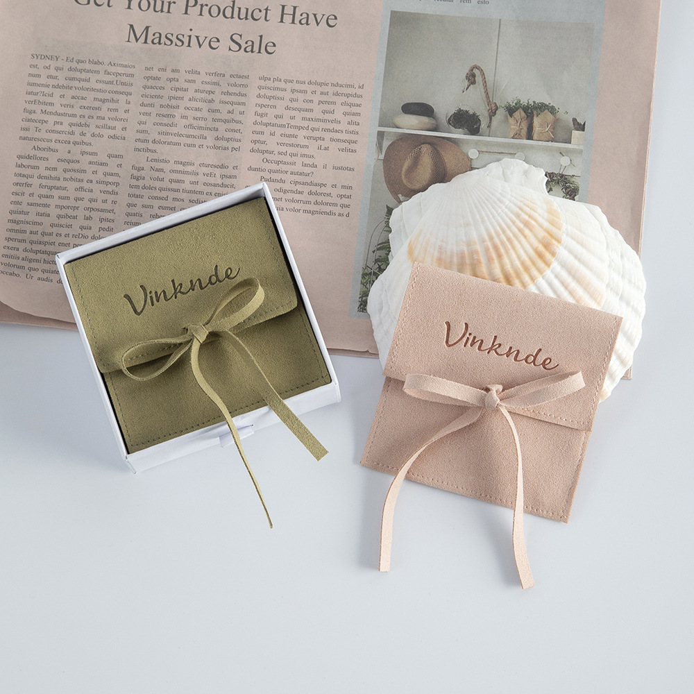 1 Piece Cloth Simple Style Daily Solid Color Jewelry Packaging Bags display picture 9