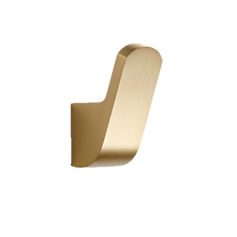 Gancho de la capa de latón colgador de pared gancho de la capa decoración de la sala de estar solo gancho de baño del hotel gancho detrás de la puerta gancho