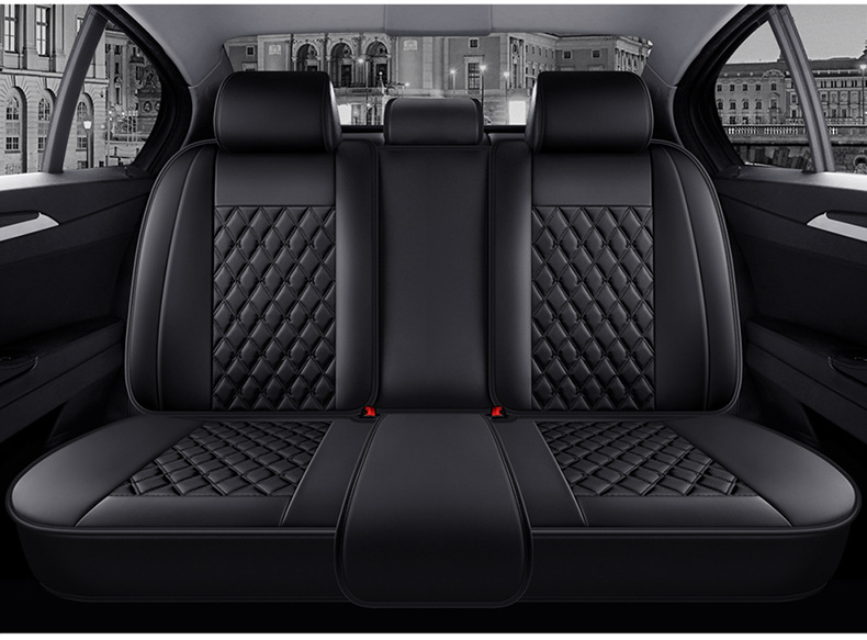 24 years of cross-border leather Amazon foreign trade full leather diamond car cushion four-season cushion five-seat all-inclusive seat cover cushion