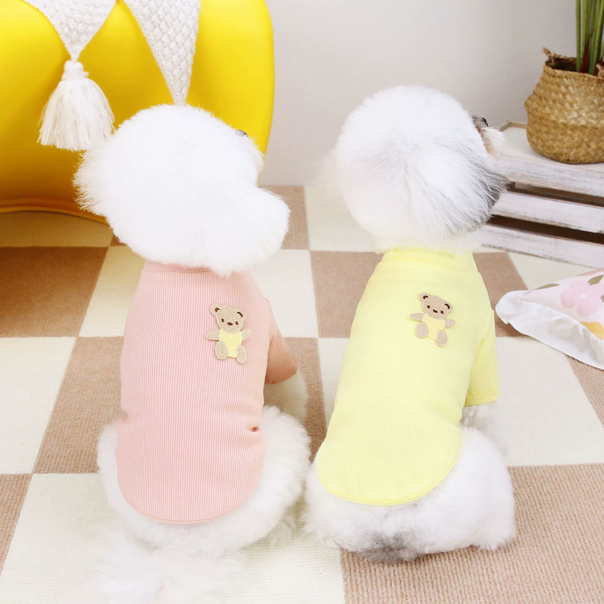 24 Лето Yangyang Медведь футболка для домашних животных жилет одежда футболка для домашних кошек Одежда для маленьких собак Одежда для домашних животных