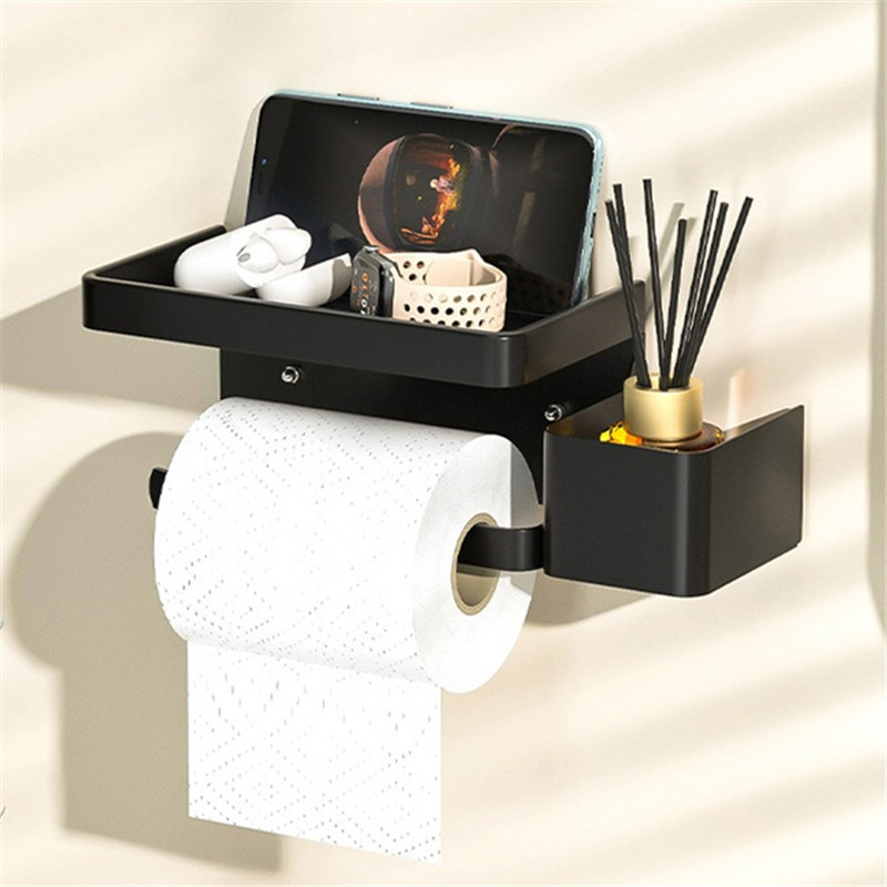 Estante de papel de toallas sanitarias, estante de papel de toallas sanitarias sin agujeros, estante de papel de toallas sanitarias, estante de papel de toallas sanitarias para teléfonos móviles