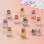 手工立体漂流瓶钥匙扣奶油胶