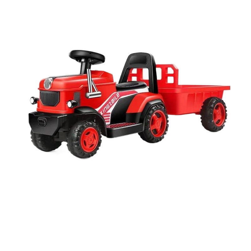 Children's tractor for double