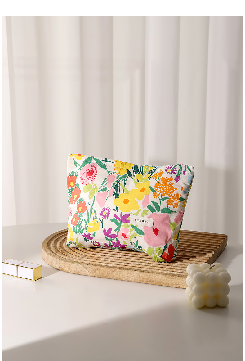 Canvas Flower Square Clutches display picture 8