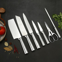 不锈钢刀具组合套装厨房家用切肉切菜菜刀套装厨房刀具八件套装